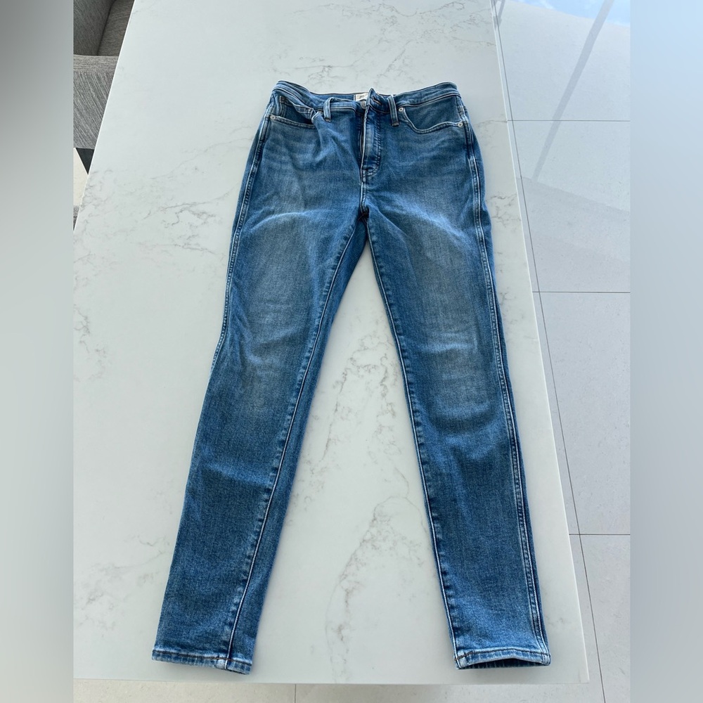 Madewell Women's 10 inch High Rise Skinny Jeans Cayer Wash 28